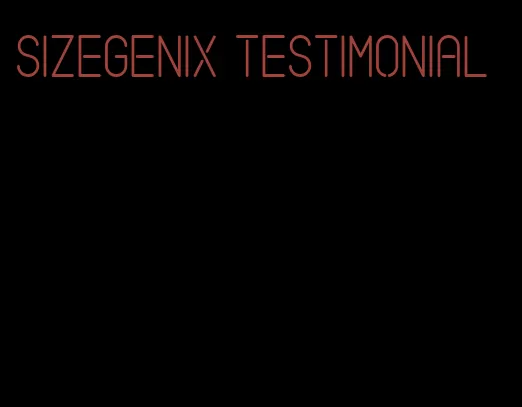 sizegenix testimonial